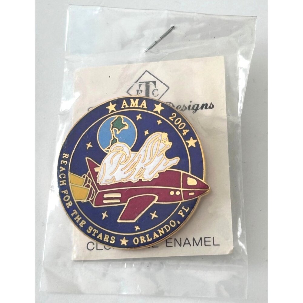 American Molosser Association AMA Shih Tzu 2004 Orlando FL Dog Show Enamel Pin